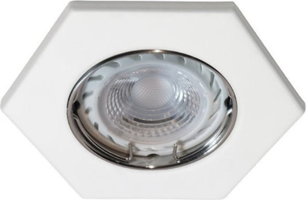 C-Light LED Spot Set 6-Eck weiss 12V - 3 x 5,5W warm weiß