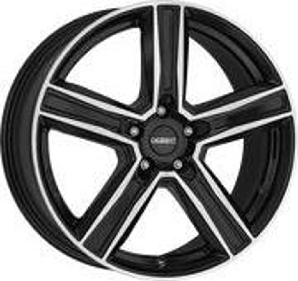 ALUFELGE DEZENT KG dark 8.5x20 5x108 ET 47.5 BLACK/POLISHED