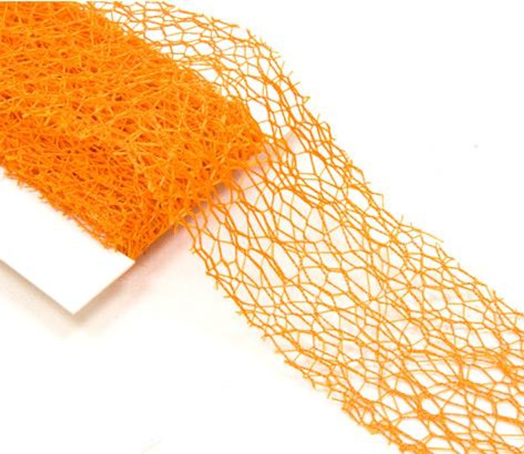 Dekoband Tischdeko orange 3mx4cm - Einheitsgröße