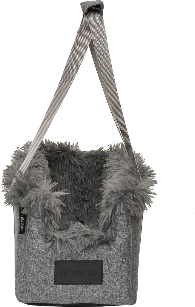 Siège auto chien gris déhoussable - Panier console centrale Locky