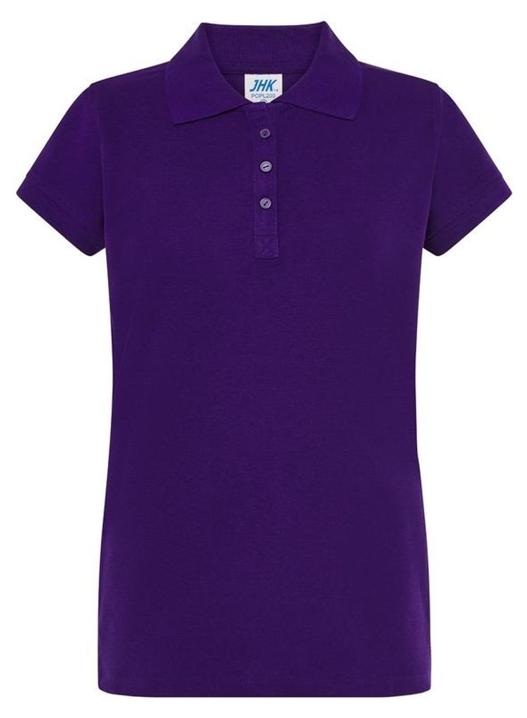 JHK - Poloshirt für Damen LT4453 (M) (Violett)