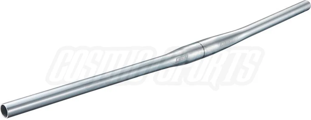 Guidon Ritchey Classic Flat 31.8mm Argent avec Backsweep Confort 10°