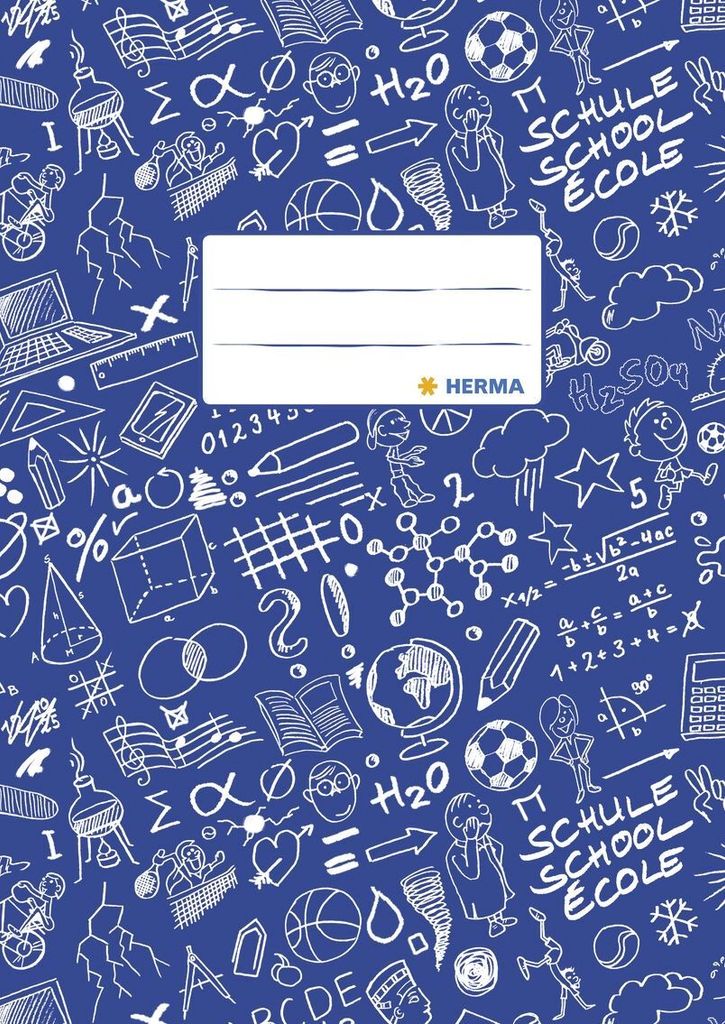 Herma 19404 Heftschoner Schoolydoo A4 PP blau Image du produit 