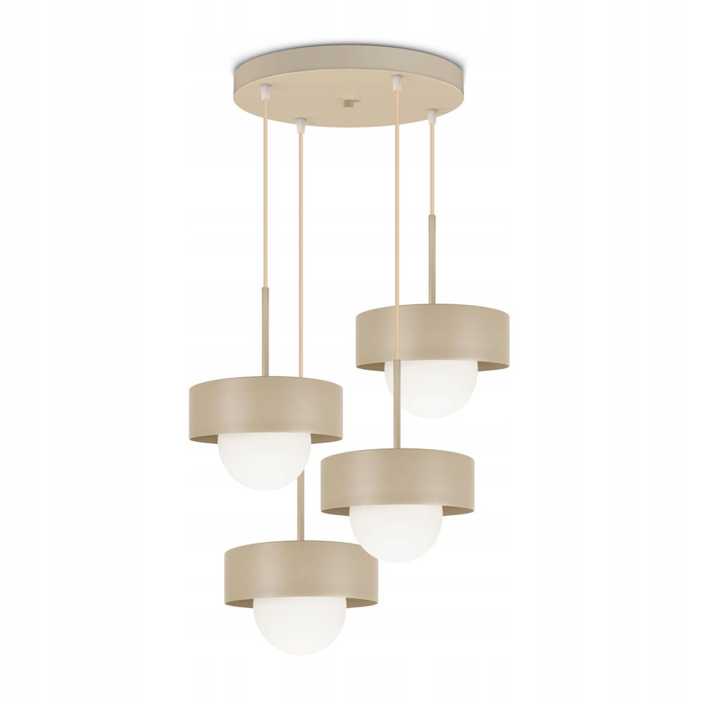 Luxolar – 4světelná závěsná LED lampa, béžovo-šedá, G9, 15 Obrázek produktu 