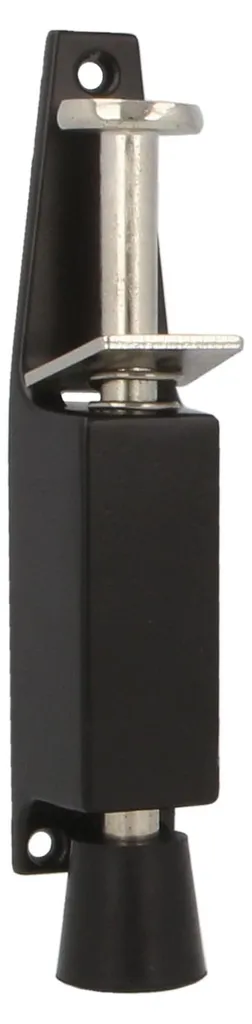 Évitez les chocs de porte avec ce butoir noir vertical 120mm anti-buée