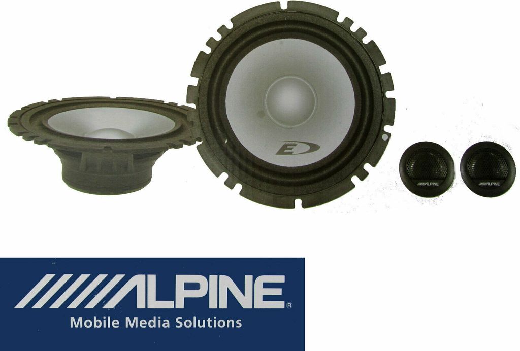 Alpine Lautsprecher Einbau Set passend für BMW E46 3er Tür 2 Wege 16,5 cm Compo System