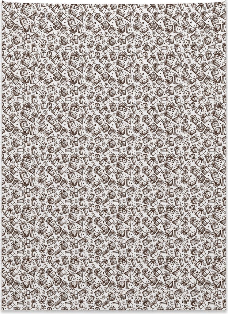 Abakuhaus Geburtstag Wandteppich, Skizzenhafte Kästen Herzen aus Weiches Mikrofaser Stoff Kein Verblassen Klare Farben Waschbar, 110 x 150 cm, Dun...