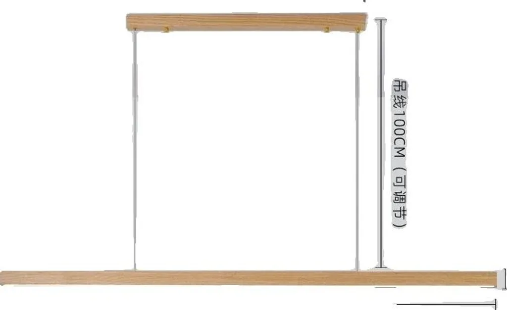 Suspension à câble LED 100cm blanc chaud au design moderne épuré