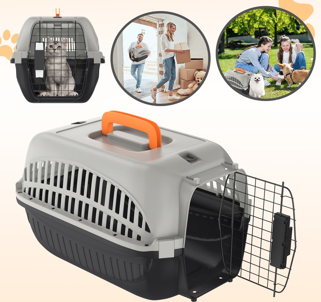 UISEBRT Transportbox voor kleine honden en katten, 48 x 32 Productafbeelding 