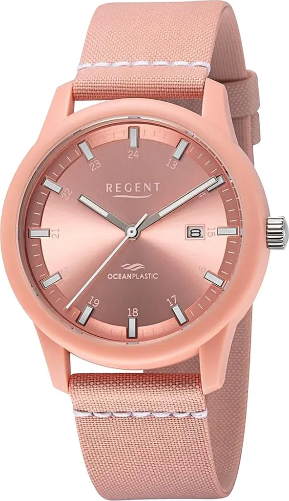 Montre Homme Classique Quartz Regent Cadran Blanc et Bracelet Cuir