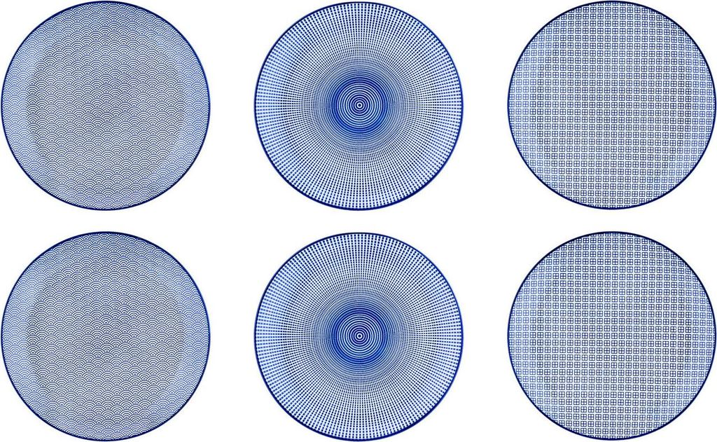 Teller-Muster 6-teiliges Set