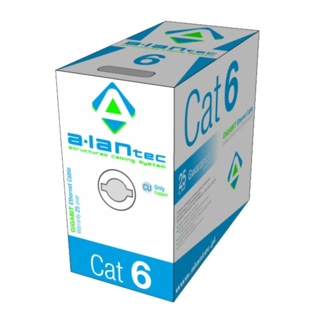 Bobine de Câble Ethernet Catégorie 6 UTP 305m – Installation Réseau Giga