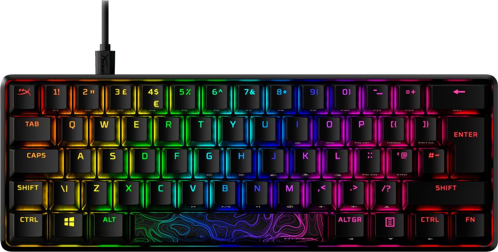 HyperX Alloy Origins 60 – Klawiatura mechaniczna dla graczy Zdjęcie produktu 