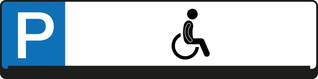 EICHNER Parkplatzschild 9219-00276 Behinderte