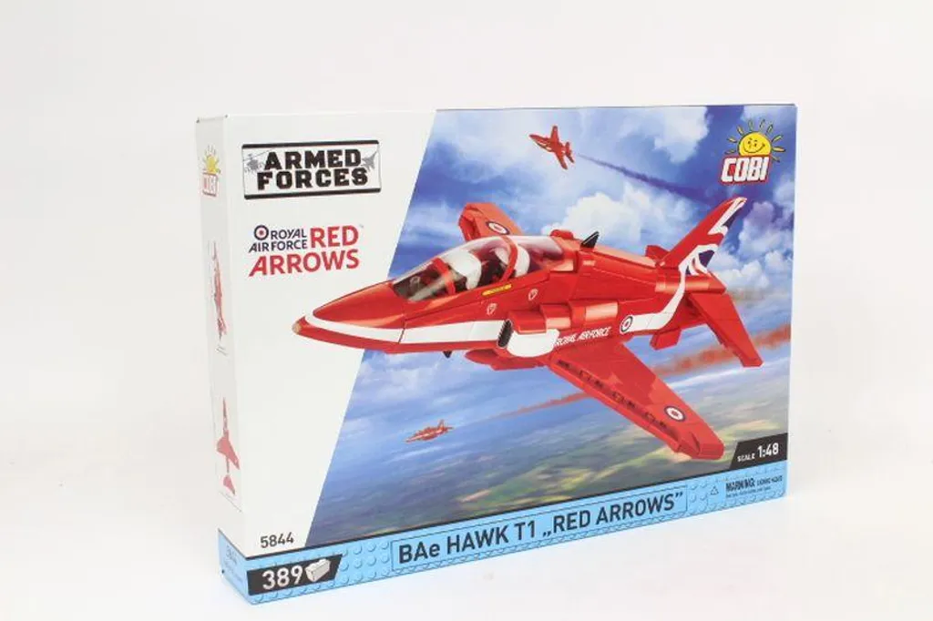 Maquette Avion Sans Colle COBI 5844 Bae Hawk T1 Red Arrows Facile à Monter