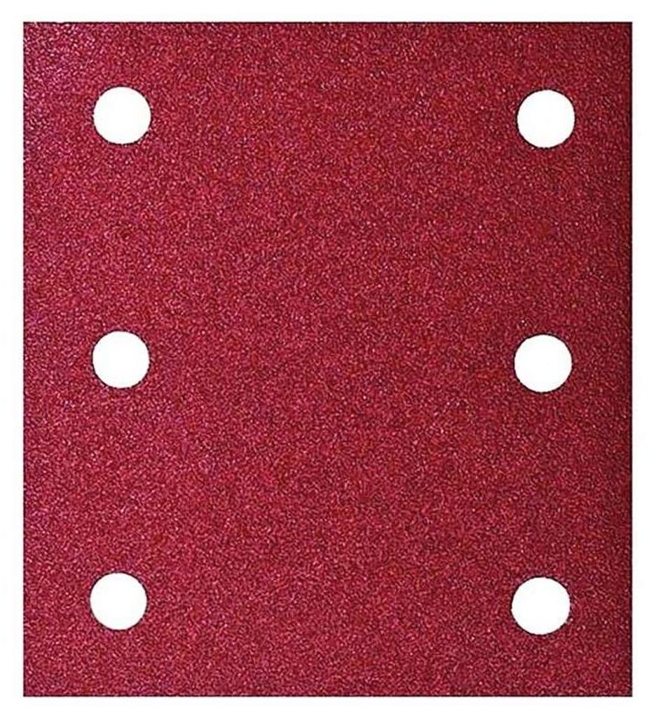 10 feuilles abrasives Makita velcro 114 x 102mm (6 trous) Image du produit 