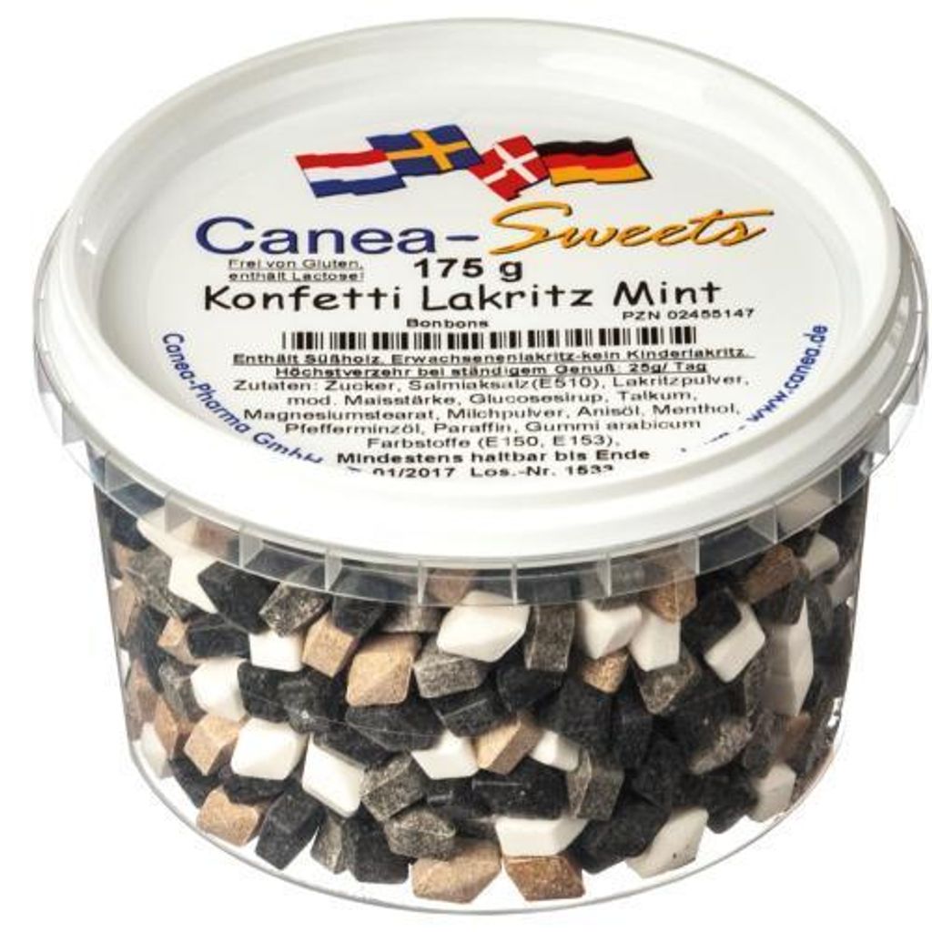 Konfetti Lakritz mint, 175 g Produktbild 