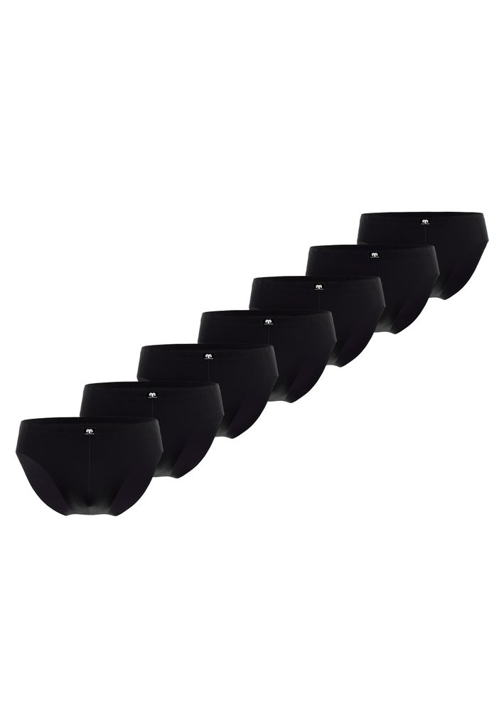 CECEBA Herren Sport-Slip schwarz uni 7er Pack Größe: 9 Produktbild 
