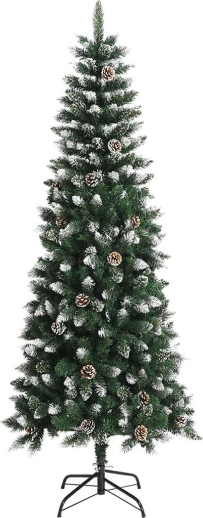 vidaXL Umelý vianočný stromček so stojanom zelený 210 cm Obrázok produktu 
