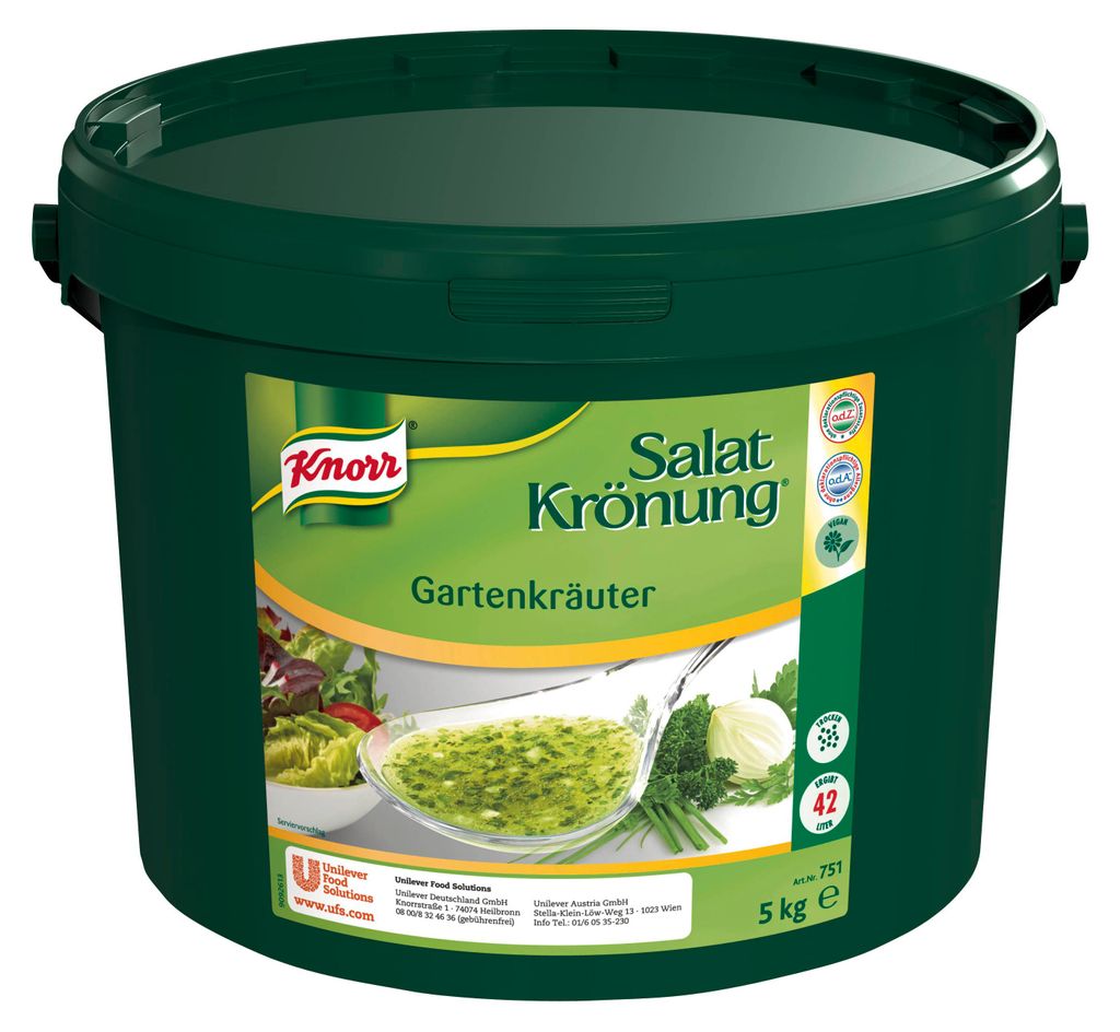 Unilever Deutschland Knorr Salatkrönung Gartenkräuter Produktbild 