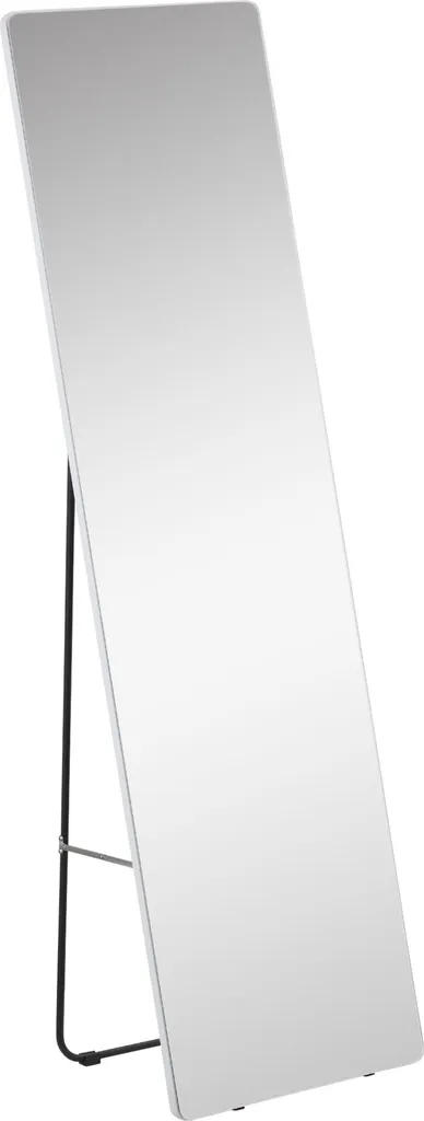Miroir Mural de Dressing 45 x 160 cm avec Cadre Argenté Haute Qualité