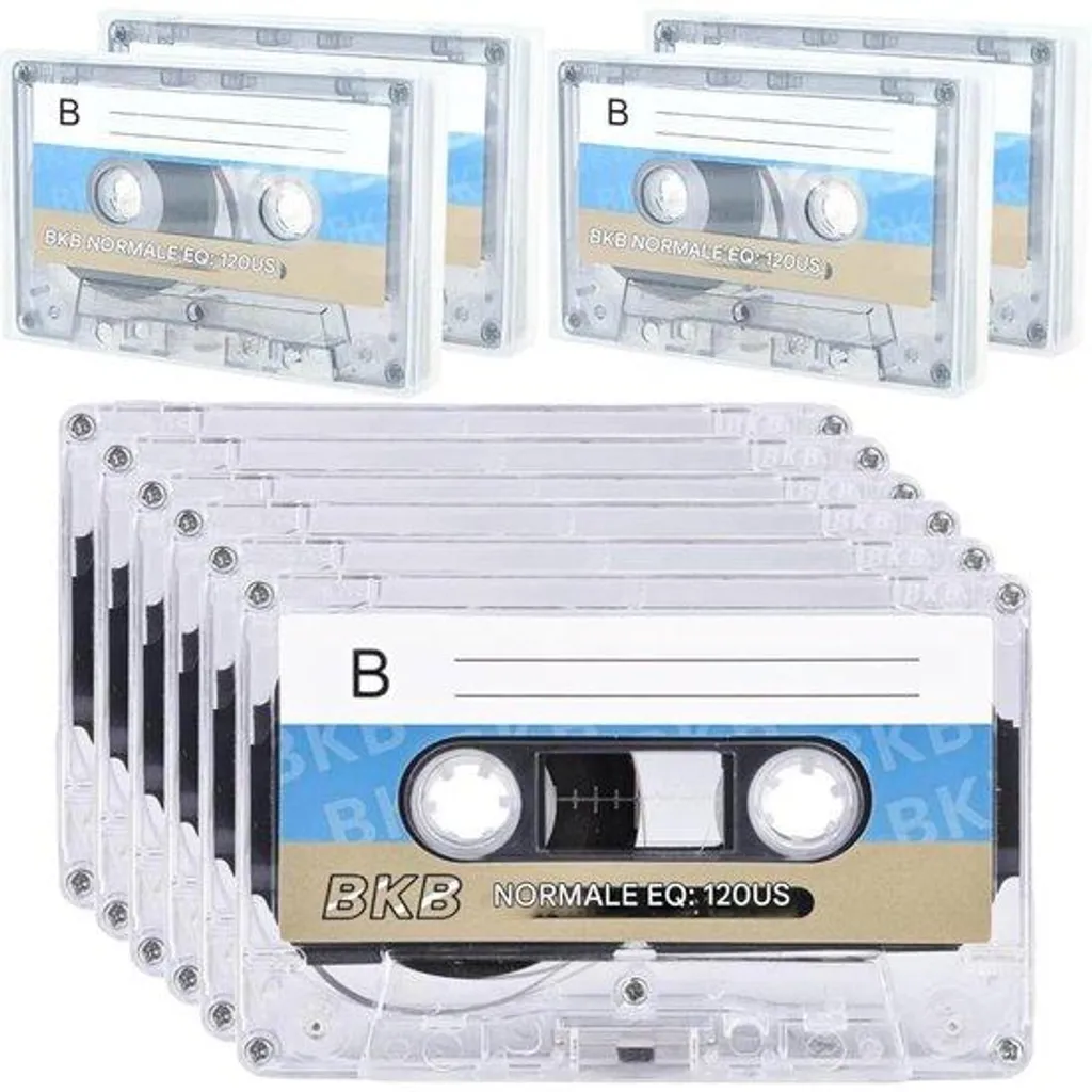 Cassette audio 90 min blanche fiable pour enregistrer sans interruption