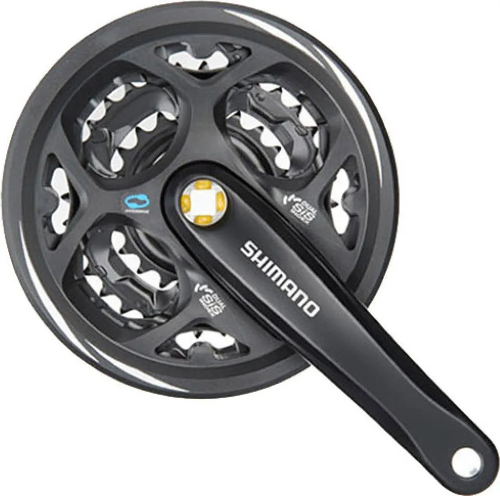 Pédalier 3 Plateaux Shimano FC-M311 Altus Noir 7/8 Vitesses Robuste