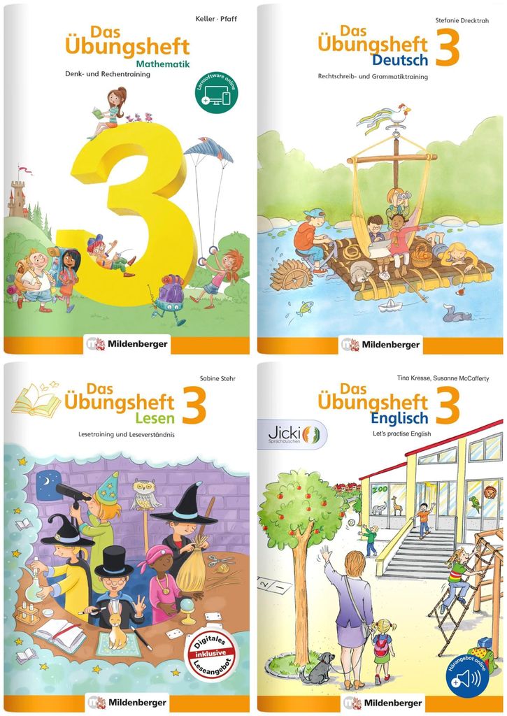 Sicher ins 4. Schuljahr - Paket: Rechnen - Schreiben - Produktbild 