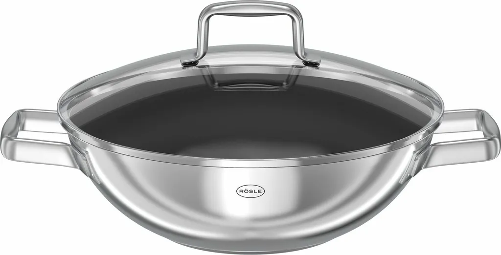 Rösle Rösle Wok MOMENTS Ø 28 cm m. Deckel PTFE ProPlex Moments 130313 130313 4004293133137