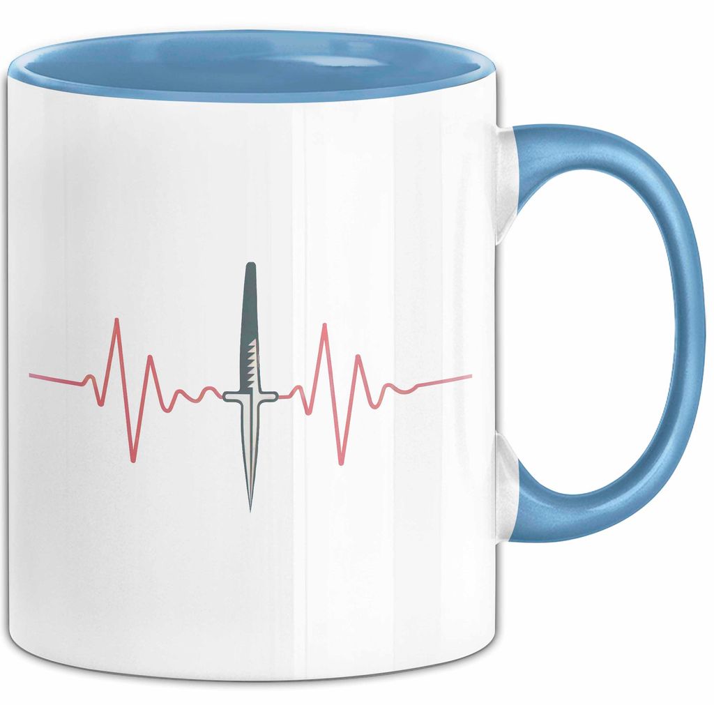 Chirurg Tasse Geschenkidee Medizinischer Experte Lustiger Geschenkidee Lustig (Blau)