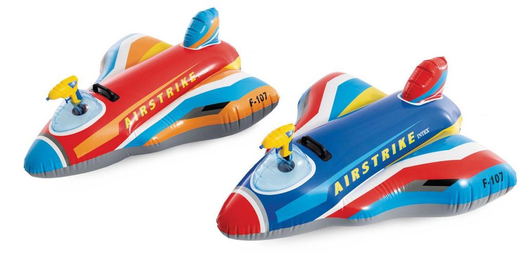 Avion/chasseur gonflable avec poignée et pistolet, Image du produit 