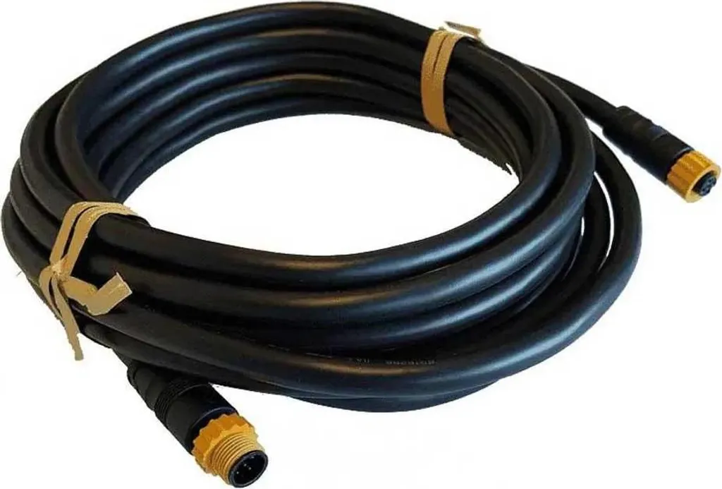 Câble Lowrance N2kext Micro-C 6m Noir avec Gestion Charge Moyenne