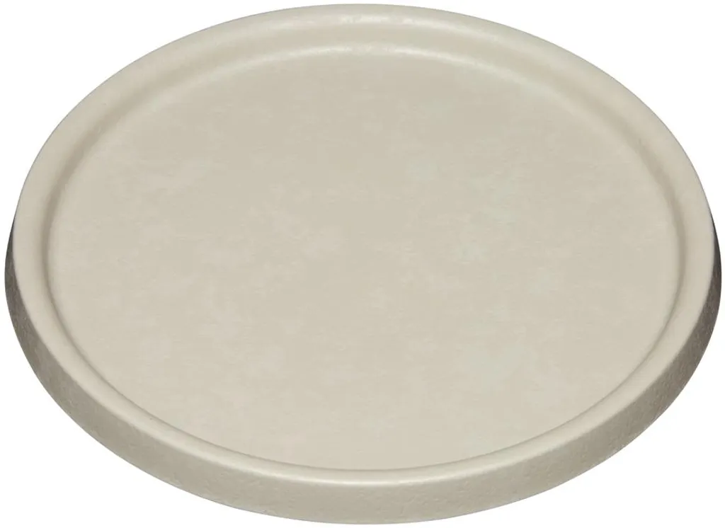 Dessous de pot de fleur rond ELEMENT 47cm coloris Calcaire - Poétic SX4