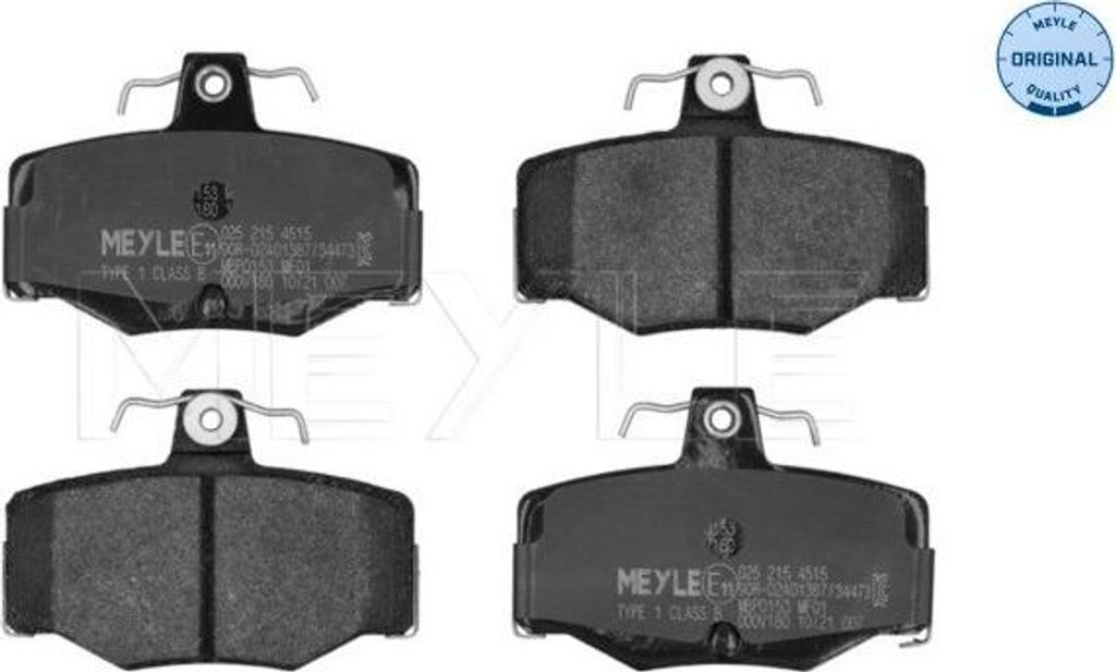 MEYLE 025 215 4515 Bremsbeläge Hinten für NISSAN ALMERA II Produktbild 