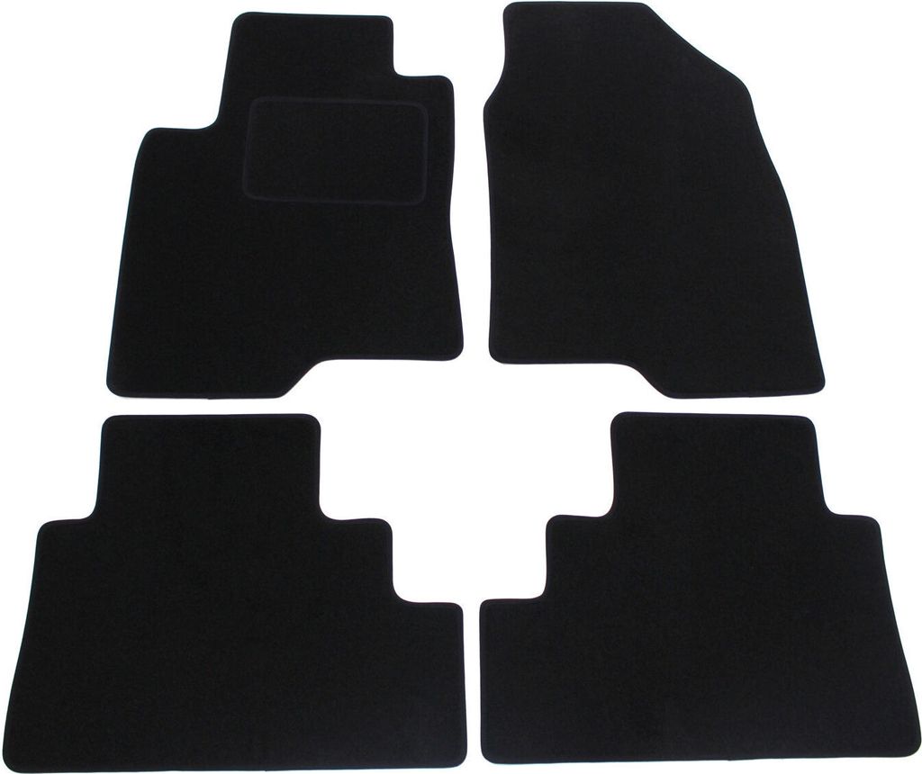 J&J AUTOMOTIVE | Velours Fußmatten Autotepiche Passend Für Opel Antara 2006-2015, 4-tlg, Genaue Passform, rutschfeste Untregrund, Verstärkt Im P...