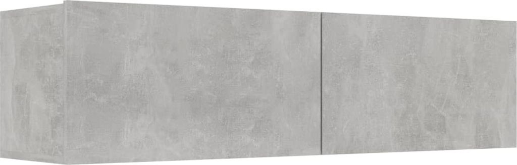 vidaXL TV-Schrank Betongrau 120x30x30 cm Holzwerkstoff