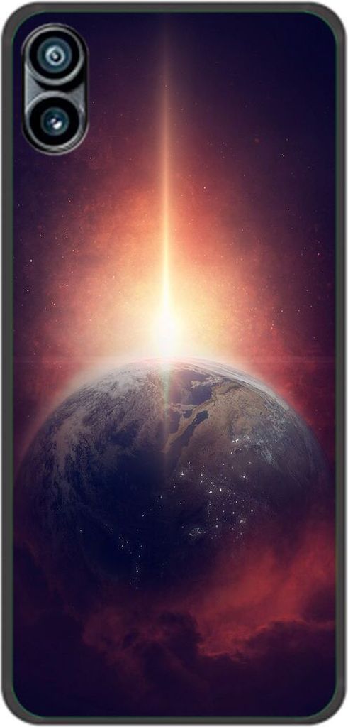 König Design Hülle kompatibel mit Nothing Phone 1 Kunststoff Soft Handyhülle - Handy Case Unsere Erde