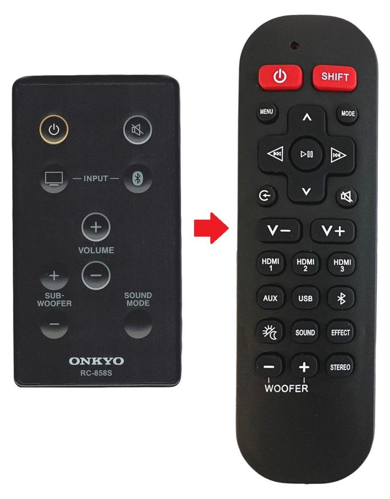 Ersatz Fernbedienung für Onkyo RC-858S | LS-3100 | LAP-301