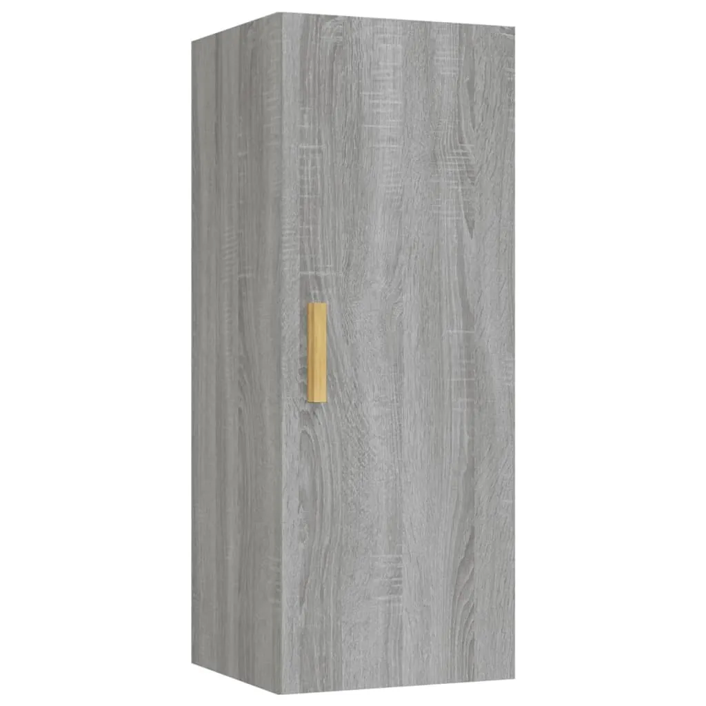 Offerta Armadio a Muro vidaXL Grigio Sonoma | Salvaspazio 90x34cm