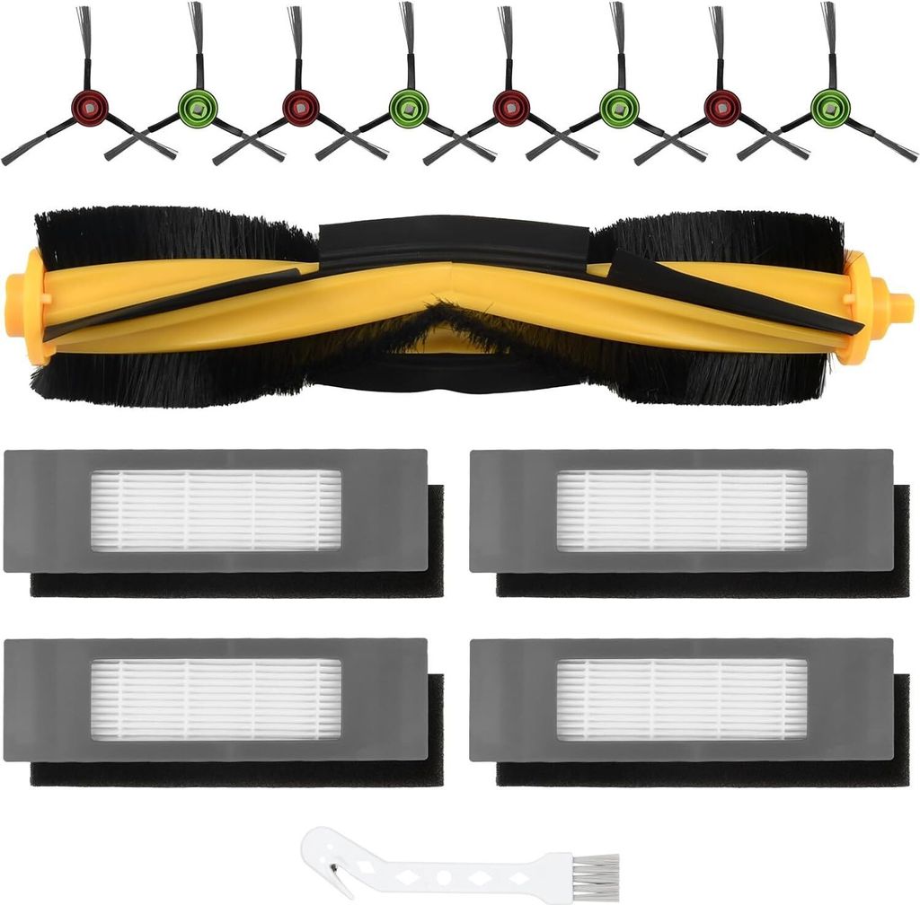 14 Stück Zubehör für Ecovacs Deebot N8 / N8+ / N8 Pro / N8 Pro+ / T9 / T9+ / N10+, OZMO 950/920 / T8 / T8+ / T8 AIVI / T8 AIVI+ / T8 MAX, 1 Haup...