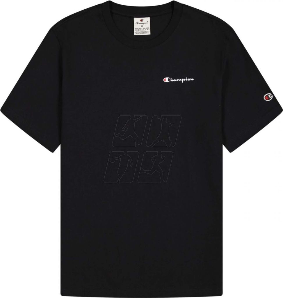 CHAMPION Crewneck T-Shirt Herren schwarz S Produktbild 