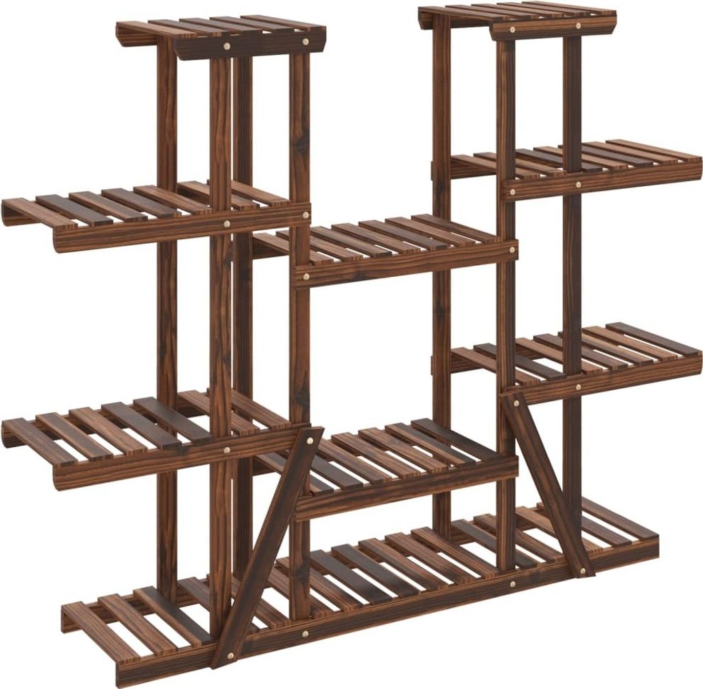 Blumenständer 110x25x110,5 cm Massivholz Tanne