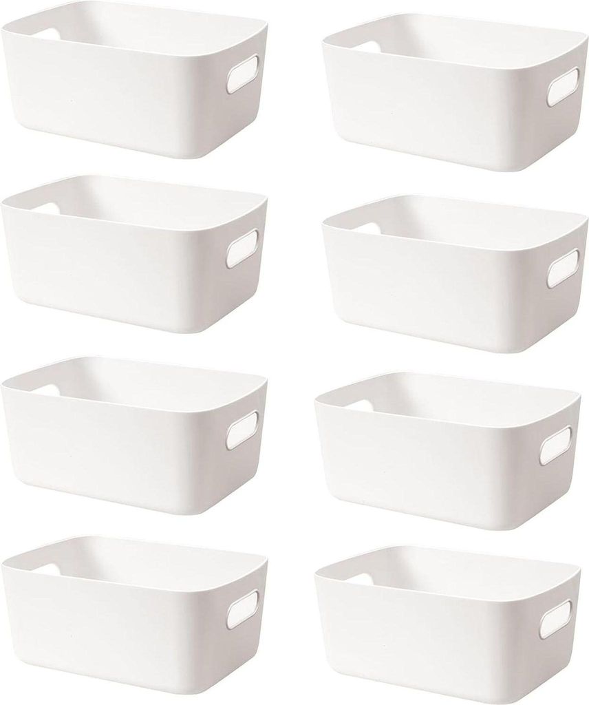 Aufbewahrungsbox Set, 8 Stück, 30 cm, Kunststoff Organizer Produktbild 