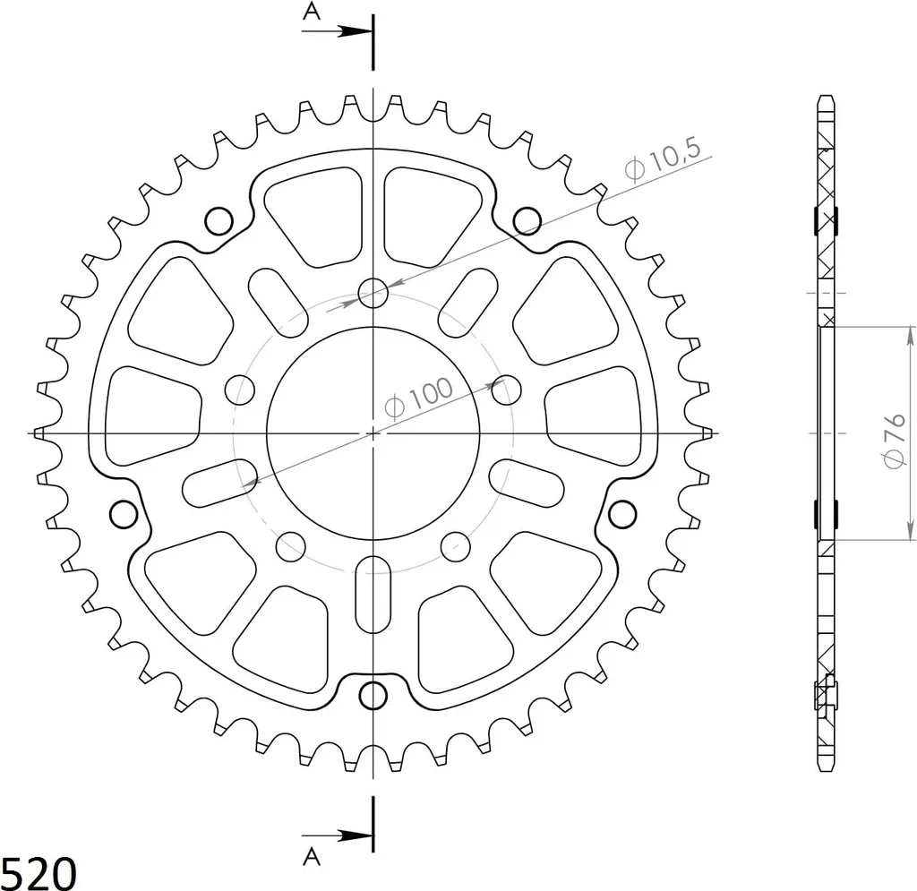 Couronne Supersprox 520 43Z : Finie l'Usure Précoce de votre Kit Chaîne