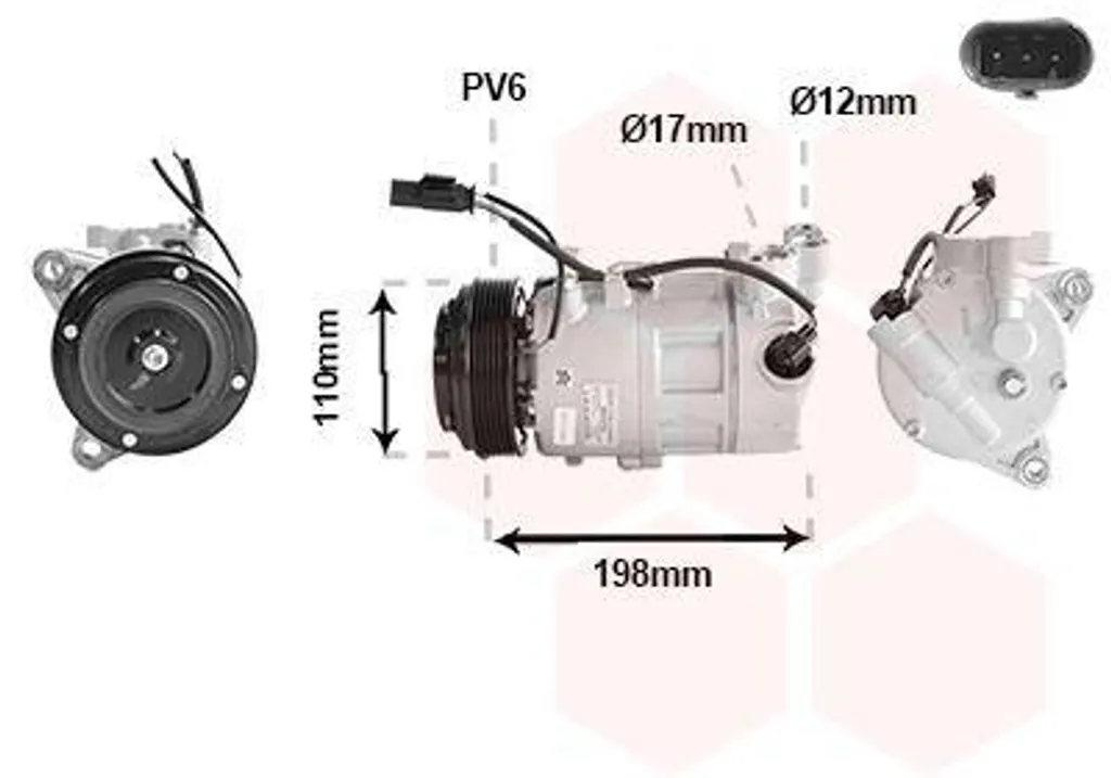 Compresseur de climatisation anti-panne d'air frais pour BMW X1 X2