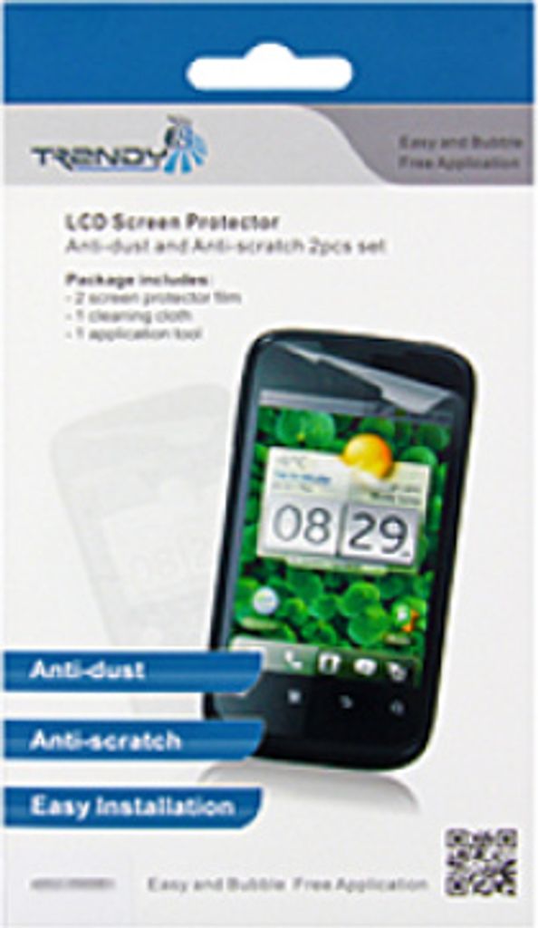 Trendy8 (2er Pack) Displayschutzfolie für Sony Xperia Miro