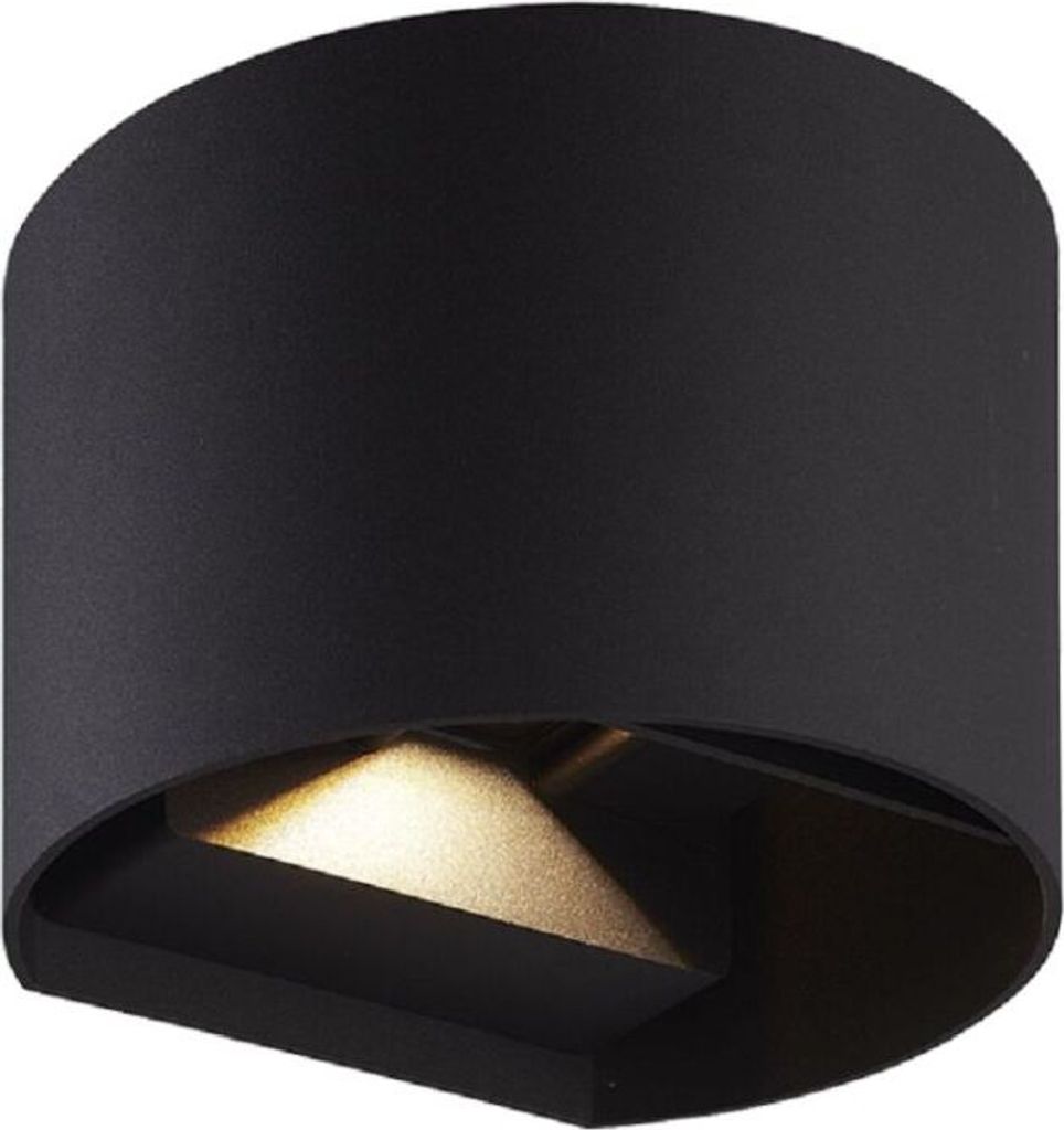 LED line LITE Außenwandleuchte LED 2x 3W 4000K Neutralweiß IP54 CILINDER Außenbeleuchtung Wandleuchte Schwarz