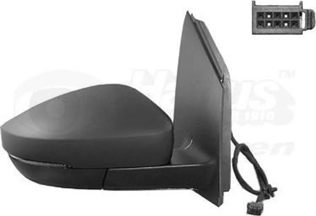 Miroir Cassé VW Polo 6R 6C ? Verre de Rétroviseur de Rechange Facile