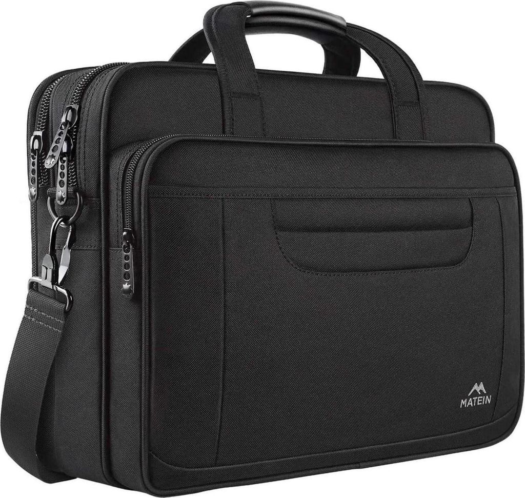 Torba na laptopa 17,3 cala czarna, wodoodporna, biznesowa Zdjęcie produktu 