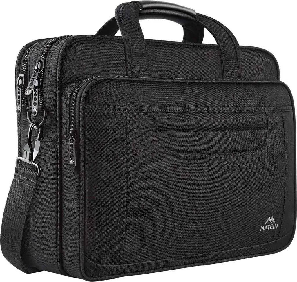 Sacoche ordinateur portable 17,3 pouces noir imperméable business pro